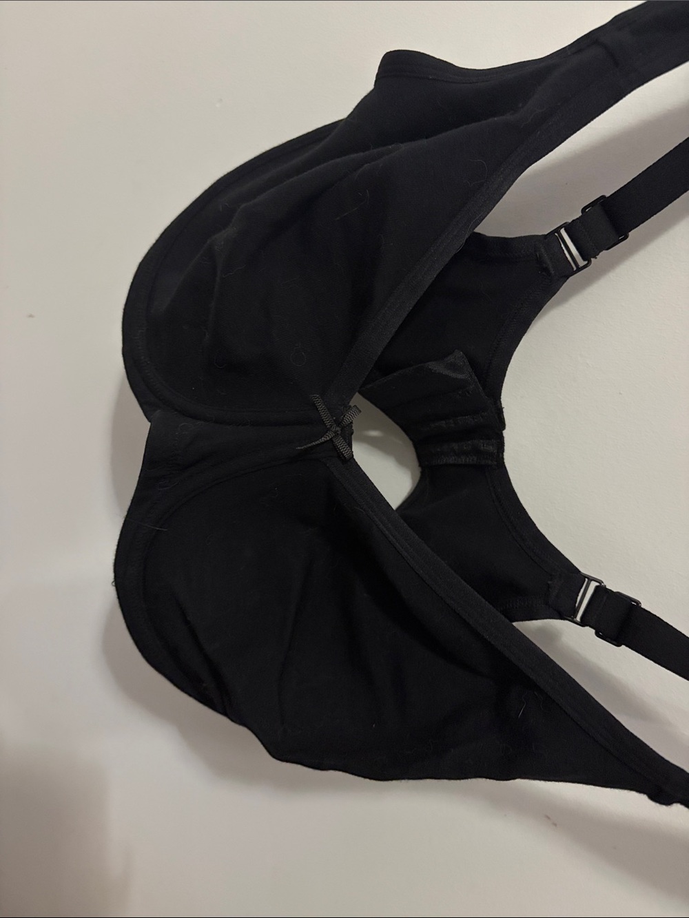 Everyday Black Support Bra with Full Coverage